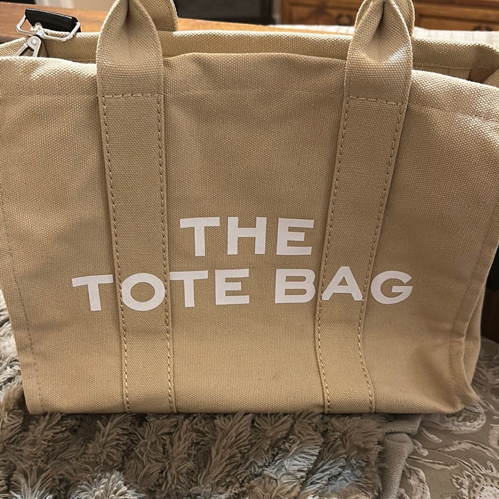Tan Tote Bag